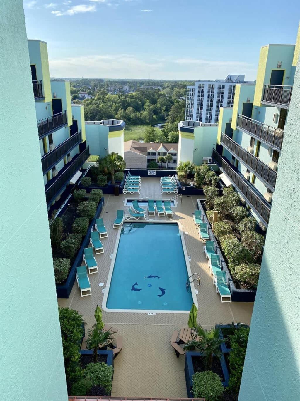 *Ocean View Beauty*King Bed*Rooftop Pool*Beach*Hot Tubs*M123 Myrtle Beach Luaran gambar
